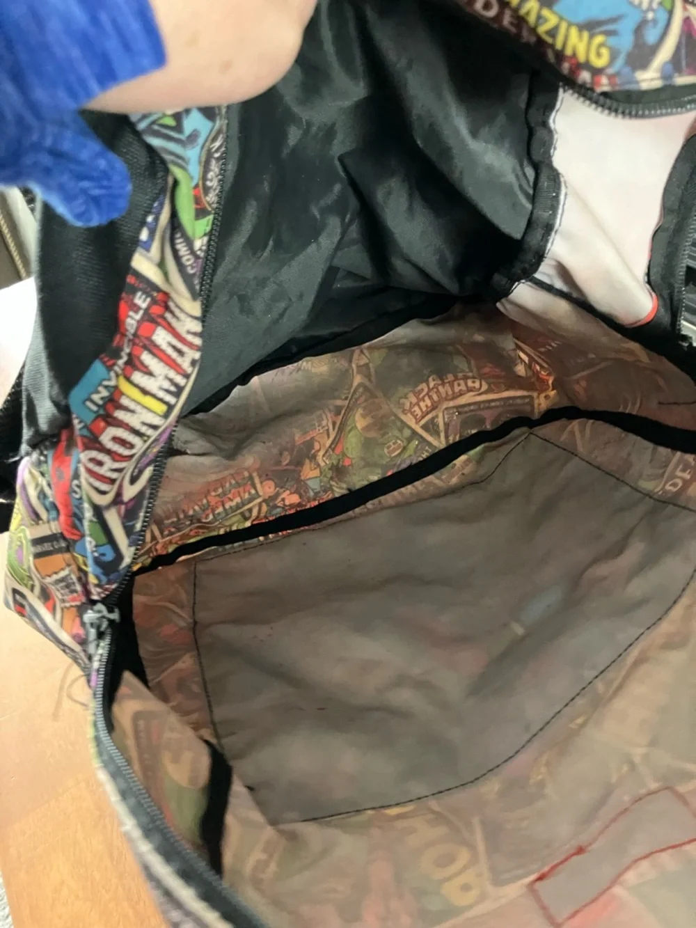 Marvel Comics Multi-Color Graphic Backpack - Men